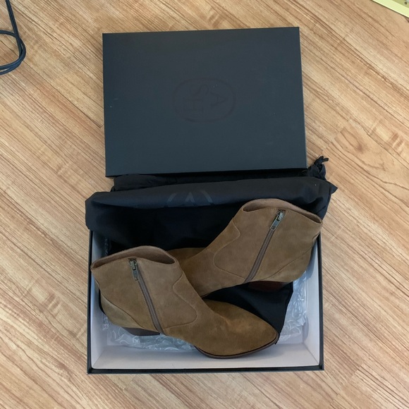 Ash Henna Suede Booties - Picture 3 of 5